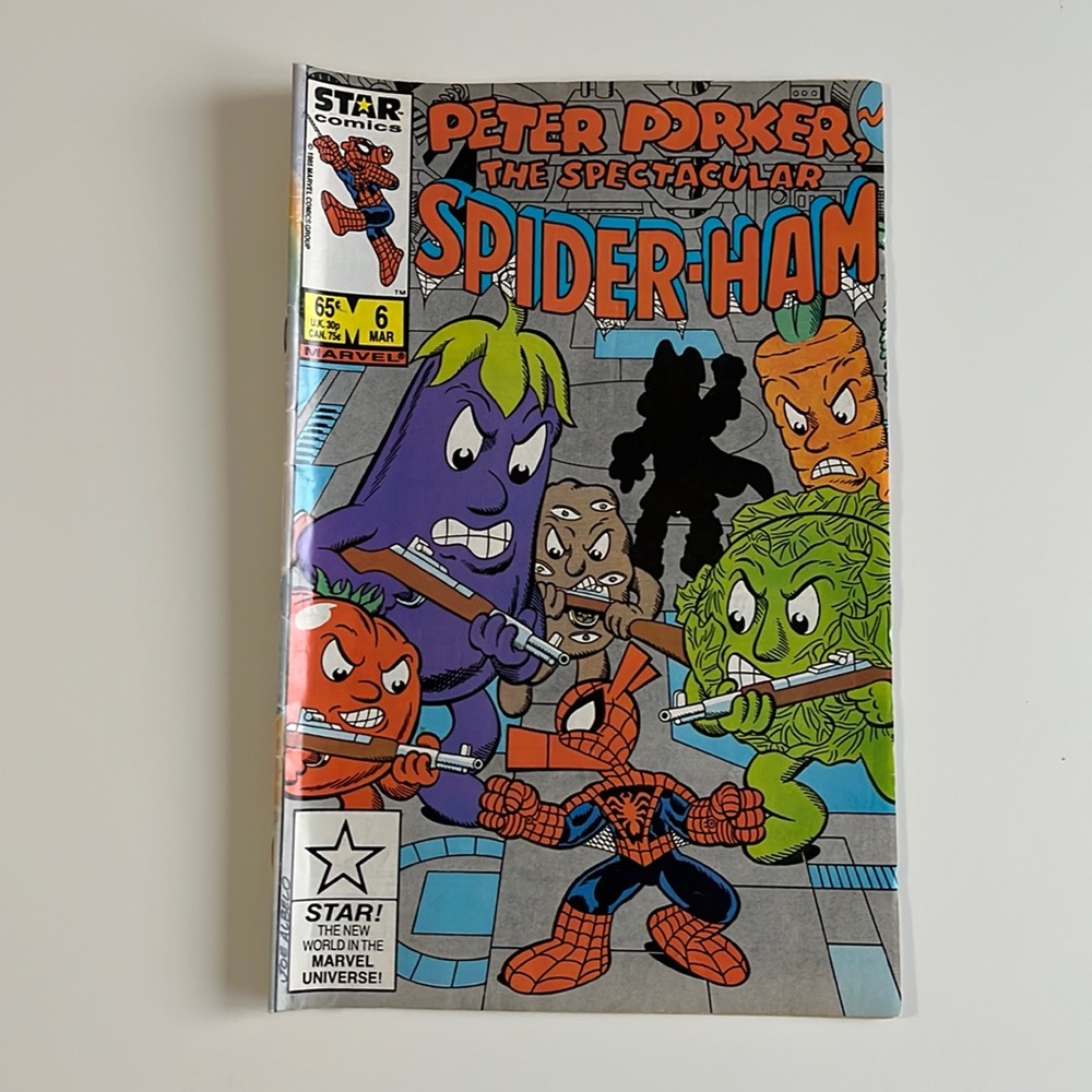 Peter Porker, The Spectacular Spider-Ham #6 Star Comics Vintage UC Spider-Man